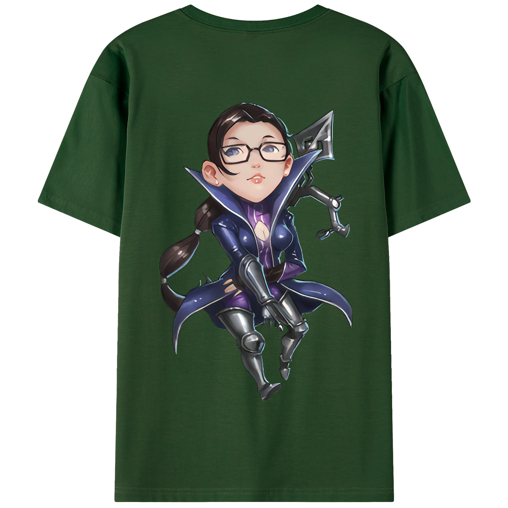 リーグ・オブ・レジェンド League of Legends LOL 綿100％半袖Tシャツ（背面プリント）